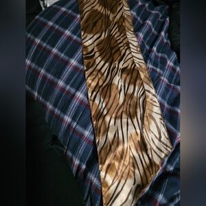 Y2K Animal Print Scarf